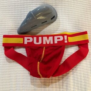 PUMP! Red Briefs for Men, Jockstrap